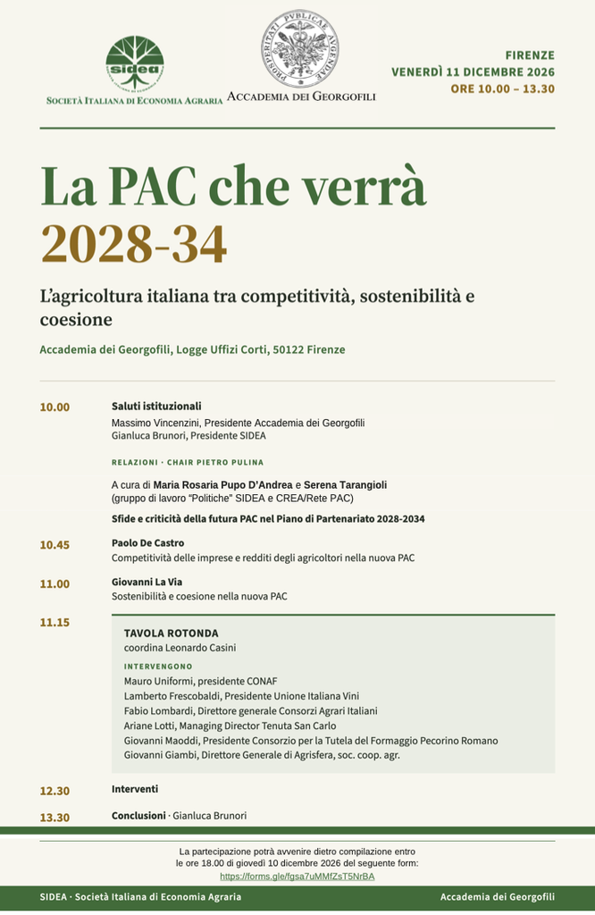 LA PAC CHE VERRÀ 2028-34